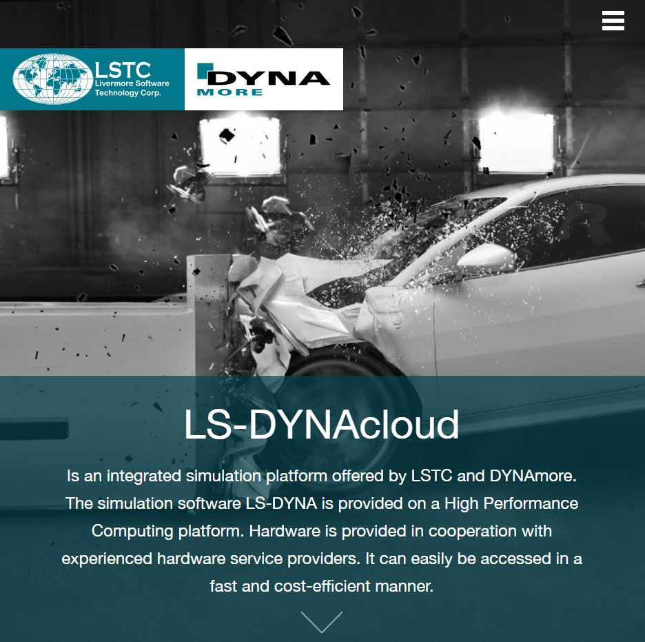 LS-DYNA in the Cloud for the first time
